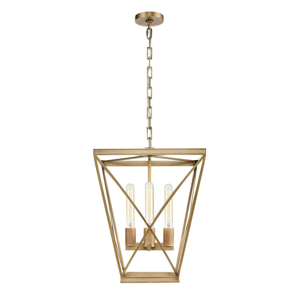 ALORA Lighting PD309616VB Pendant Light Fixture, 4 Lights, Vintage Brass