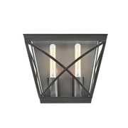 ALORA Lighting Lattice WV309602UB Wall/Vanity Light Fixture, UL Damp Rated, Urban Bronze
