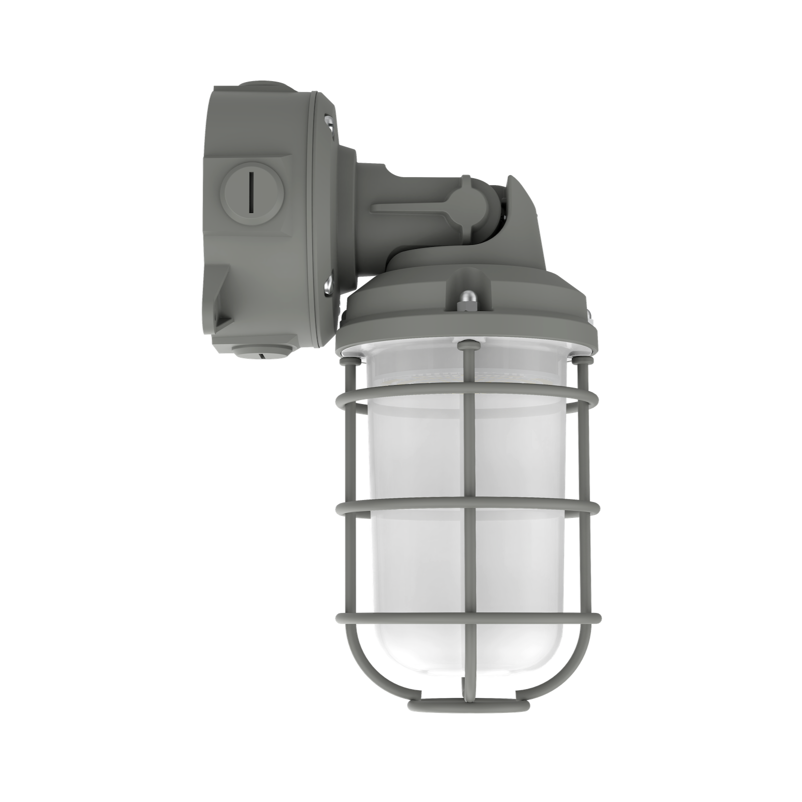 LED Vapor Tight, Jelly Jar, Utility Light Fixture - Wall, Ceiling, Conduit Mount