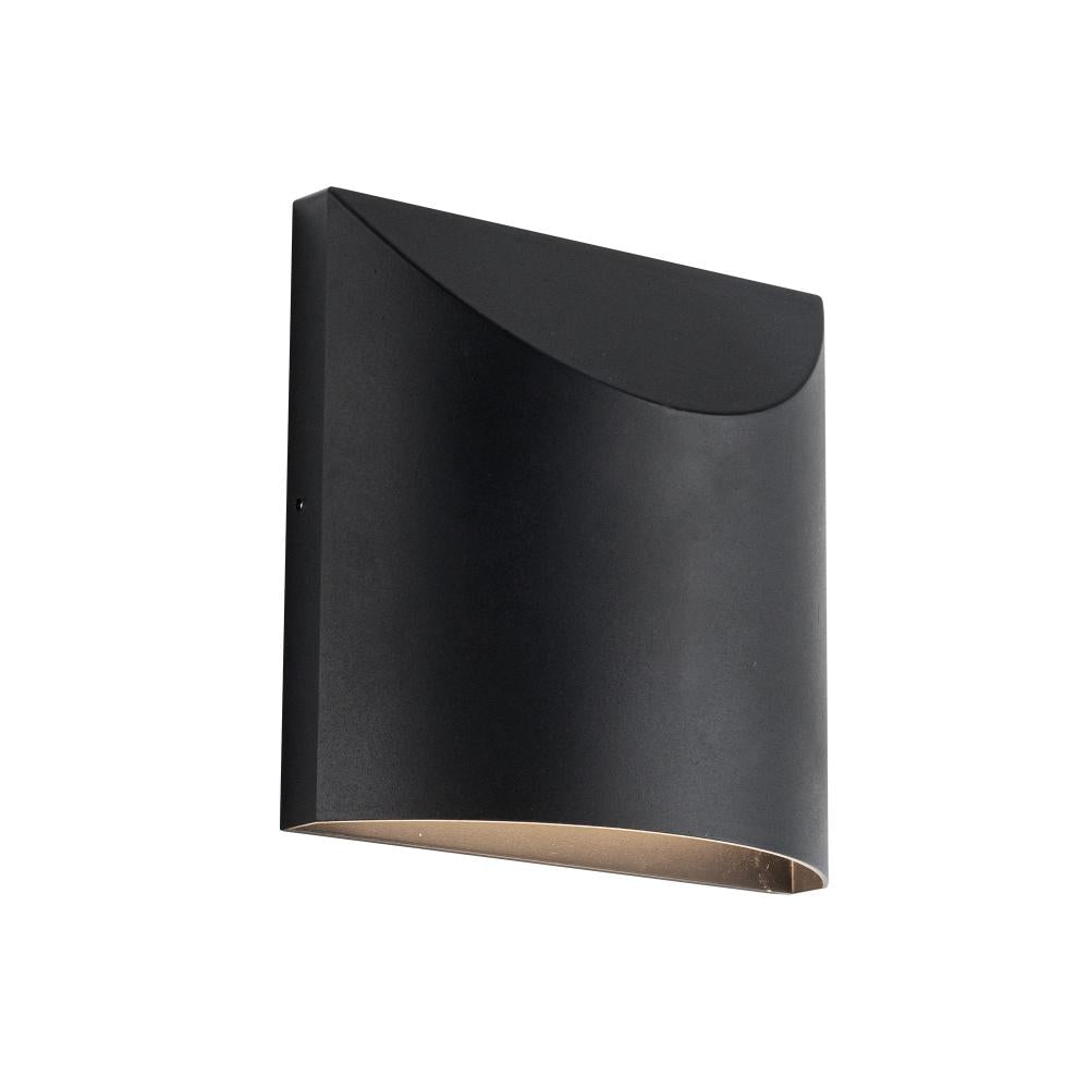 Kuzco Lenox EW46308-BK-UNV-3CCT Exterior Wall Sconce, UL Rated, Black