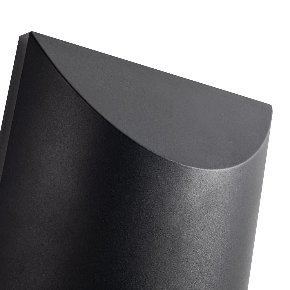 Kuzco Lenox EW46308-BK-UNV-3CCT Exterior Wall Sconce, UL Rated, Black
