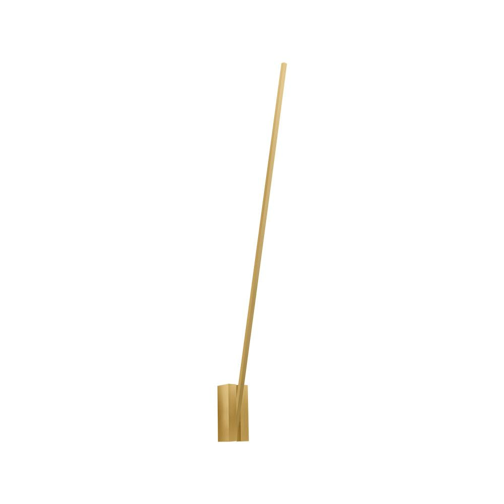 Kuzco Lever WS13748-BG LED Wall Sconce, UL Damp Rated, Brushed Gold
