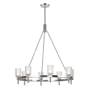 ALORA Lighting CH338836PNCC Chandeliers, 36-in Clear Crystal/Polished Nickel