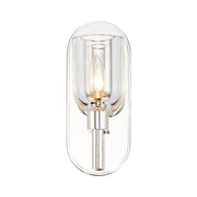 ALORA Lighting WV338101PNCC Wall/Vanity Light Fixture, UL Damp Rated, Polished Nickel