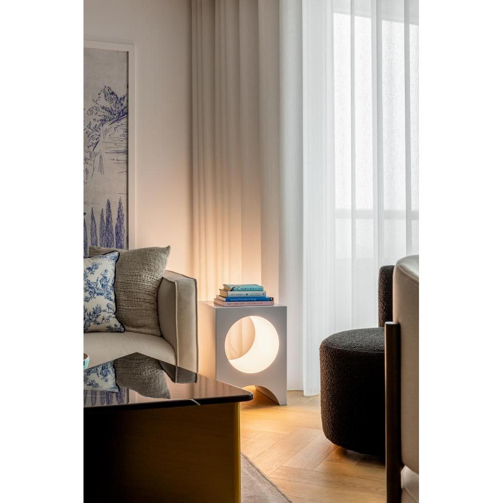 Kuzco TL81020-GB Lunar 15-in LED Table Lamp, 82W, Glacier Blue