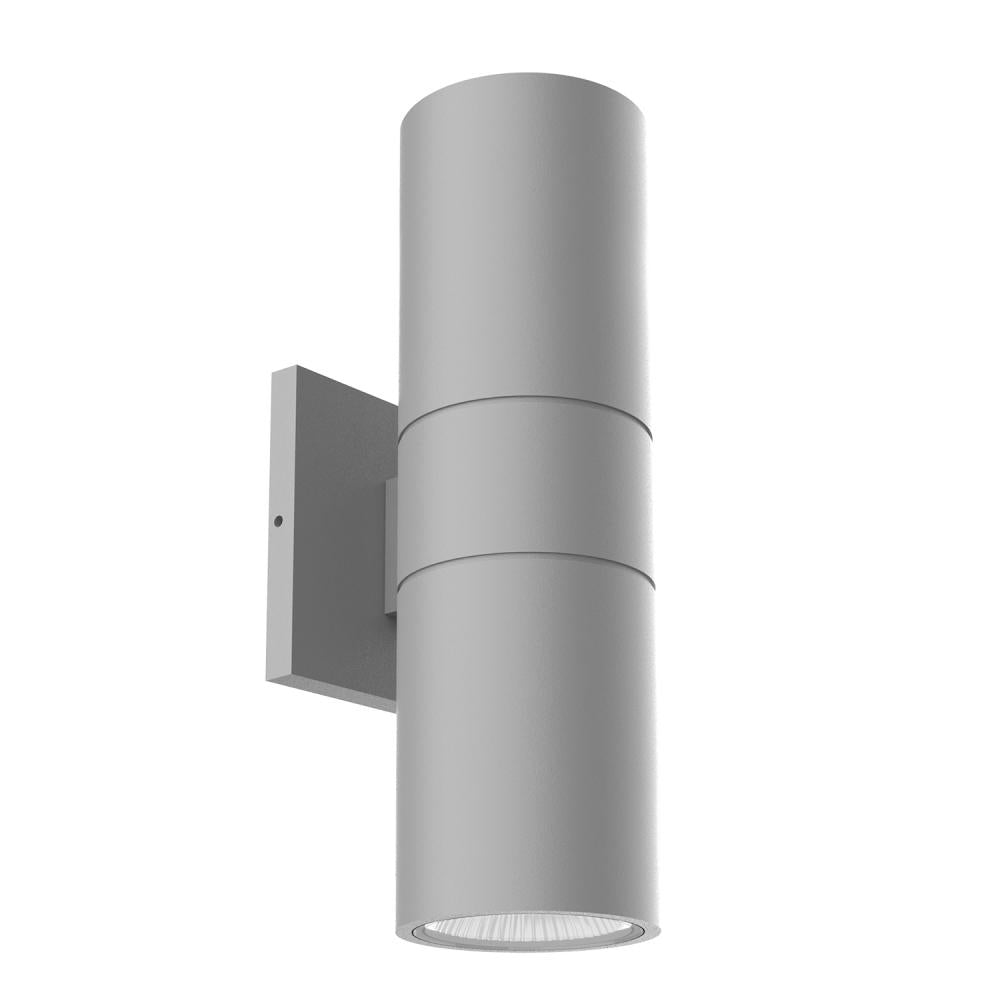 Kuzco Lund EW3212-GY Exterior Wall Sconce, ETL Wet Rated, Gray