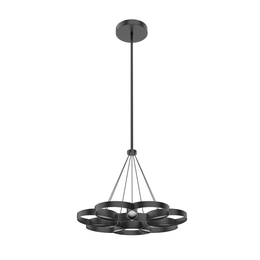 Kuzco Maestro CH90826-BK 26-in Black LED Chandelier, UL Listed, Black