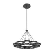 Kuzco Lighting CH90833-BK Maestro 33-in LED Chandelier, UL Damp Rated, Black