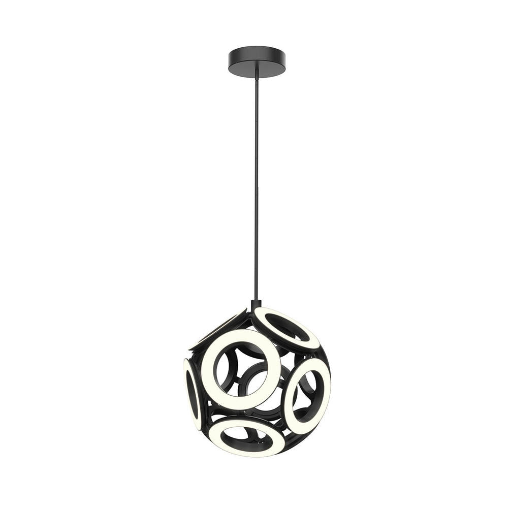 Kuzco Lighting MAGELLAN CH51825-BK Modern Chandelier Pendant - Black