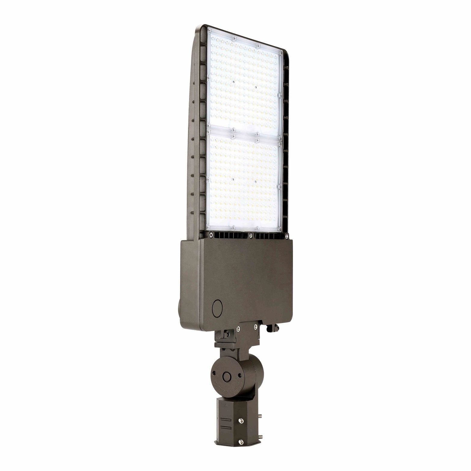 AL05 LED Area Flood Light 220W 33000 Lumens 120-277VAC, 5000K CCT - Dark Bronze Slipfitter Mount (Open Box)