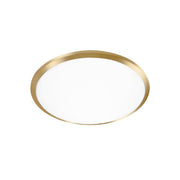 Kuzco Malta FM1512-BG Flush Mount, UL Damp Rated, Brushed Gold