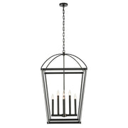 ALORA Lighting PD312224 Urban Bronze 8 Lights Pendant, UL Damp Rated, Urban Bronze