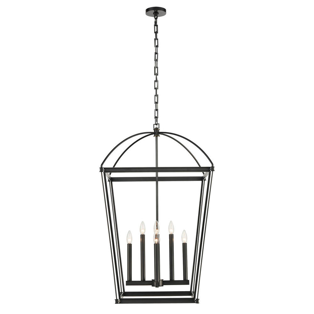 ALORA Lighting PD312224 Urban Bronze 8 Lights Pendant, UL Damp Rated, Urban Bronze