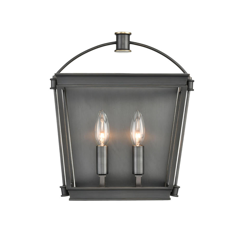 ALORA Lighting Manor WV312202UB Wall/Vanity Light Fixture, UL Damp Rated, Urban Bronze