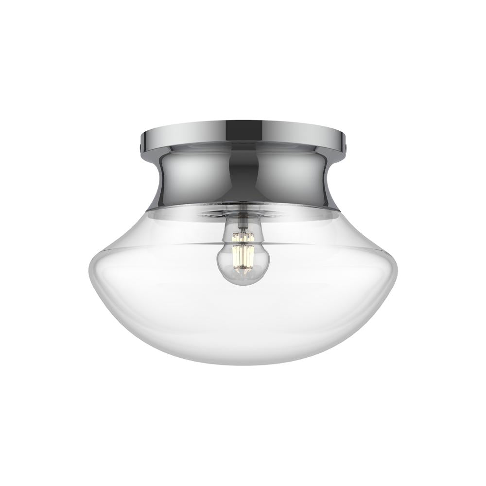 ALORA MOOD Lighting Marcel FM464012CH Flush Mount, UL Damp Rated, Chrome
