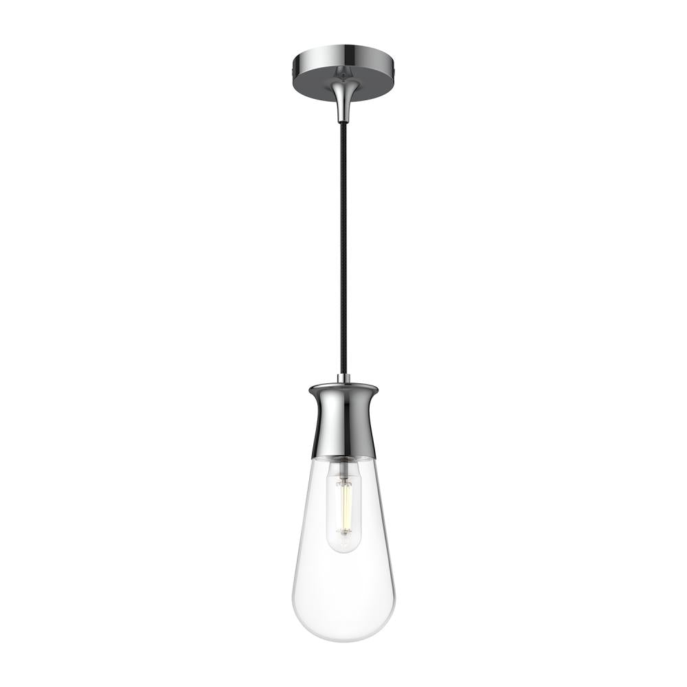 ALORA MOOD Lighting PD464001CH Vanity Light Fixture, UL Damp Rated, Chrome