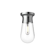 ALORA MOOD Lighting Marcel SF464001CH Semi Flush Mount, UL Damp Rated, Chrome