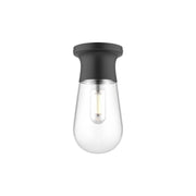 ALORA MOOD Lighting Marcel SF464001MB Semi Flush Mount Fixture, UL Damp Rated, Matte Black