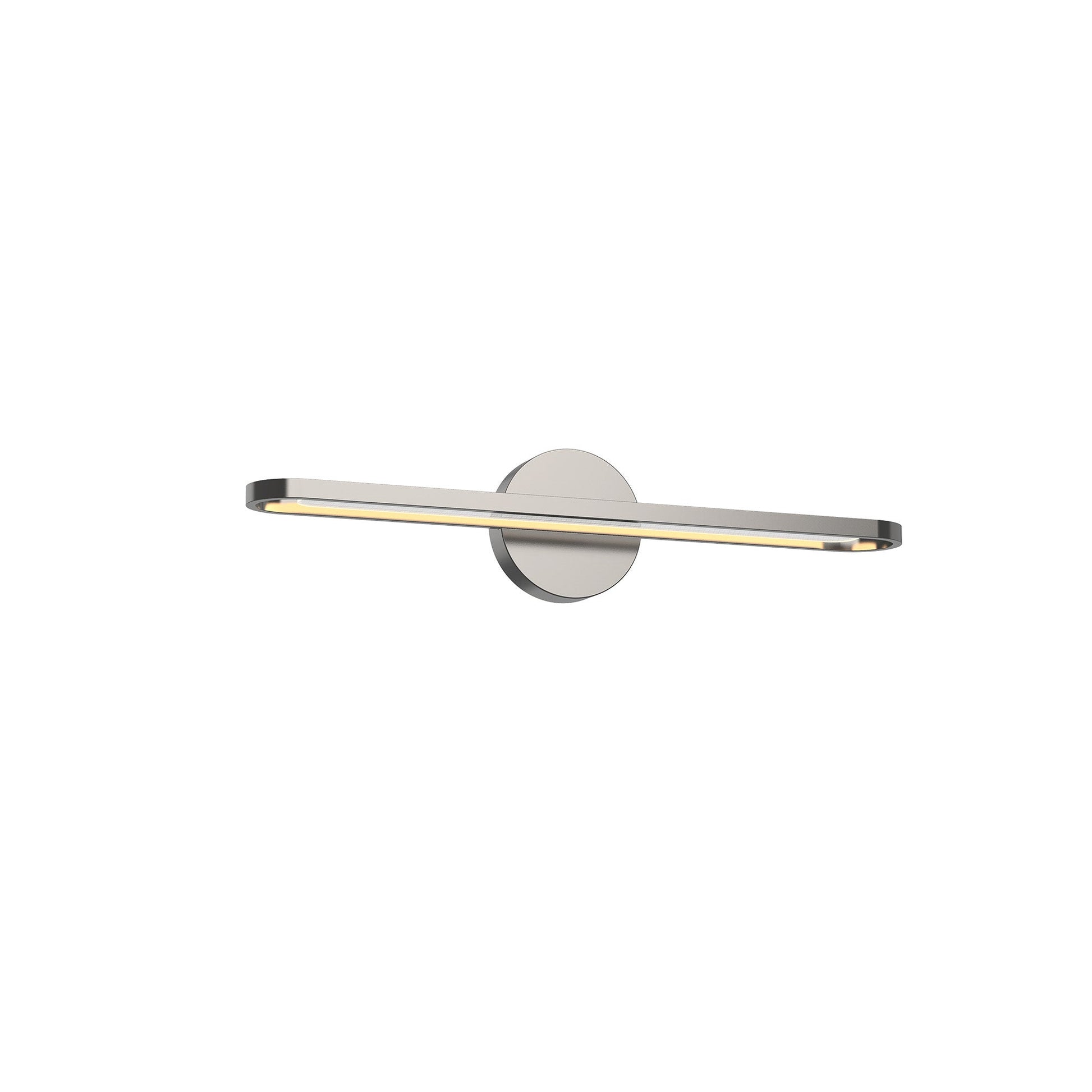 Kuzco Marlon 24-in Vanity Light Fixture, UL Damp Rated, Brushed Nickel