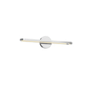 Kuzco Marlon 24-in Chrome LED Vanity Light Fixture, UL Damp Rated, Chrome