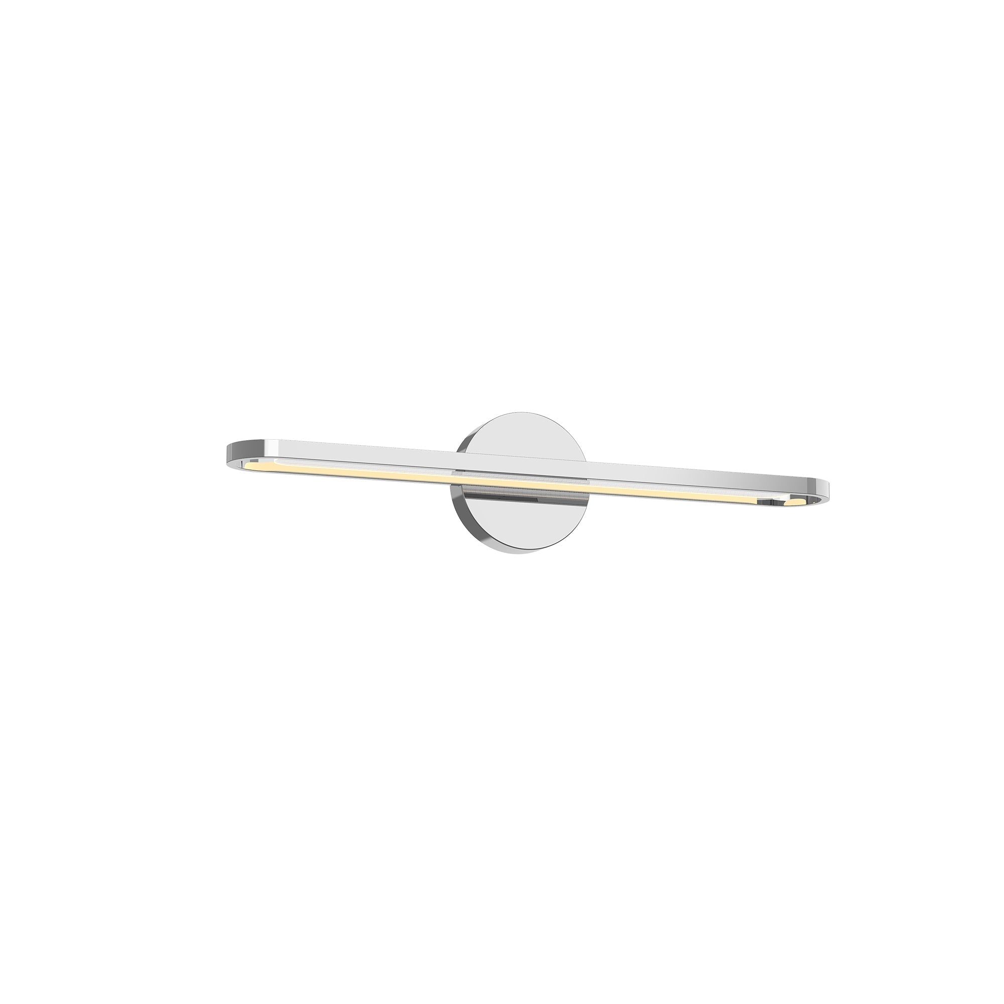 Kuzco Marlon 24-in Chrome LED Vanity Light Fixture, UL Damp Rated, Chrome