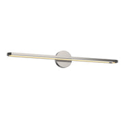 Kuzco Marlon VL63736-BN-UNV Vanity Light Fixture, UL Damp Rated, Brushed Nickel