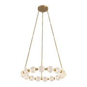 ALORA Lighting CH321032NB-UNV-010 Chandelier, LED, Natural Brass