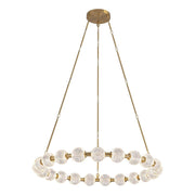 ALORA Lighting CH321041NB-UNV-010 Chandelier, LED, Natural Brass