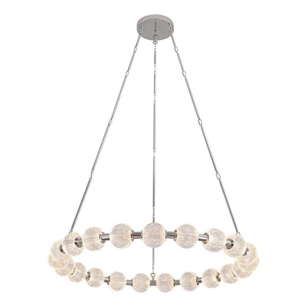 ALORA Lighting CH321041PN-UNV-010 Chandelier, 41-in, Polished Nickel