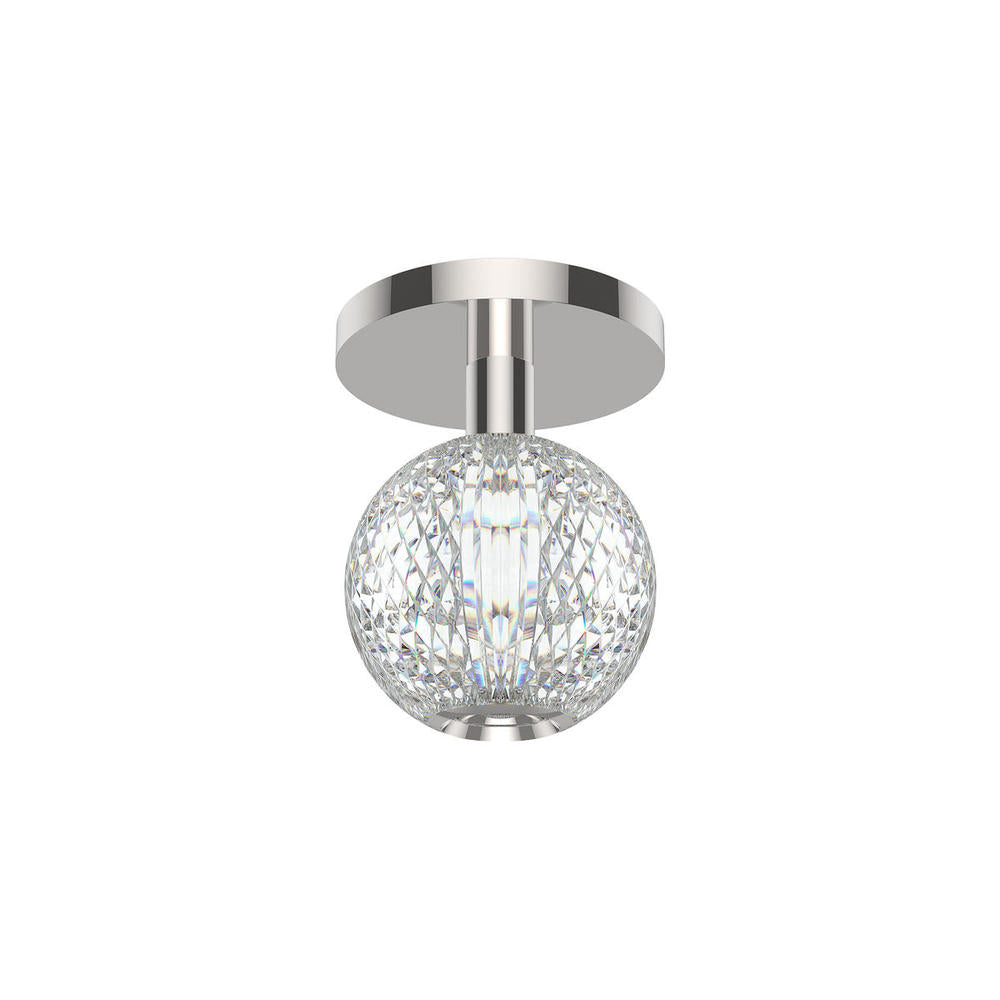 ALORA Lighting FM321201PN Flush Mount, UL Damp Rated, Polished Nickel