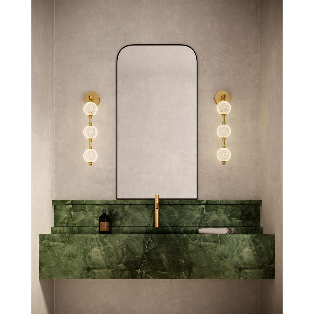 ALORA Lighting Marni WV321003NB-UNV-010 Wall Vanity Lights, 23-in Natural Brass
