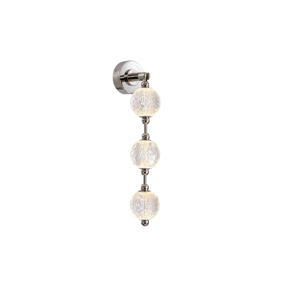 ALORA Lighting WV321003PN-UNV-010 Wall/Vanity Lights, UL Damp Rated, Polished Nickel