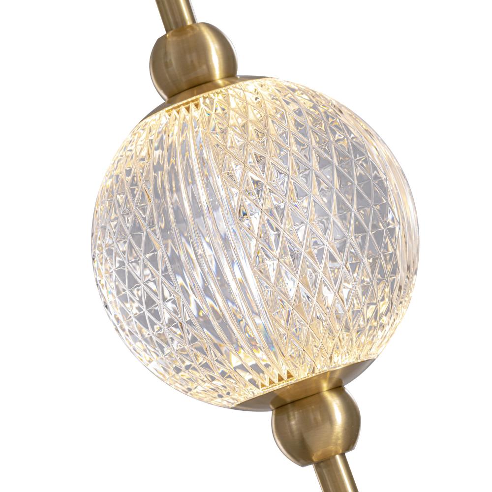 ALORA Lighting WV321005NB-UNV-010 Wall Vanity Light Fixture, UL Damp Rated, Natural Brass