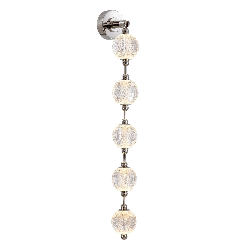 ALORA Lighting WV321005PN-UNV-010 Wall Vanity Lights, LED, Polished Nickel
