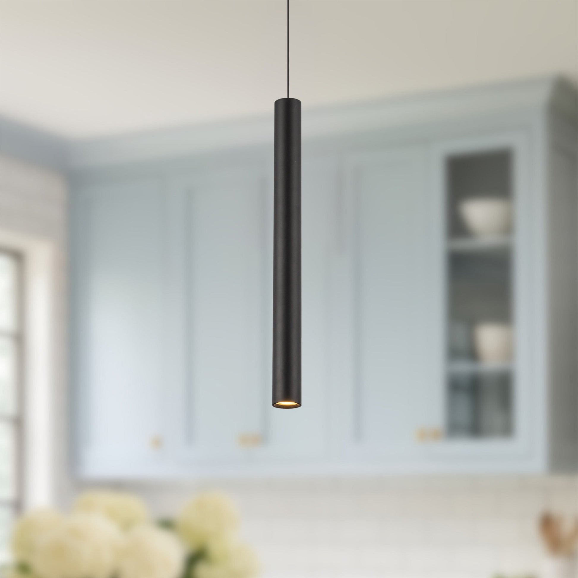 Kuzco Mason PD90420-UB Pendant Light Fixture, 20-in, Urban Bronze