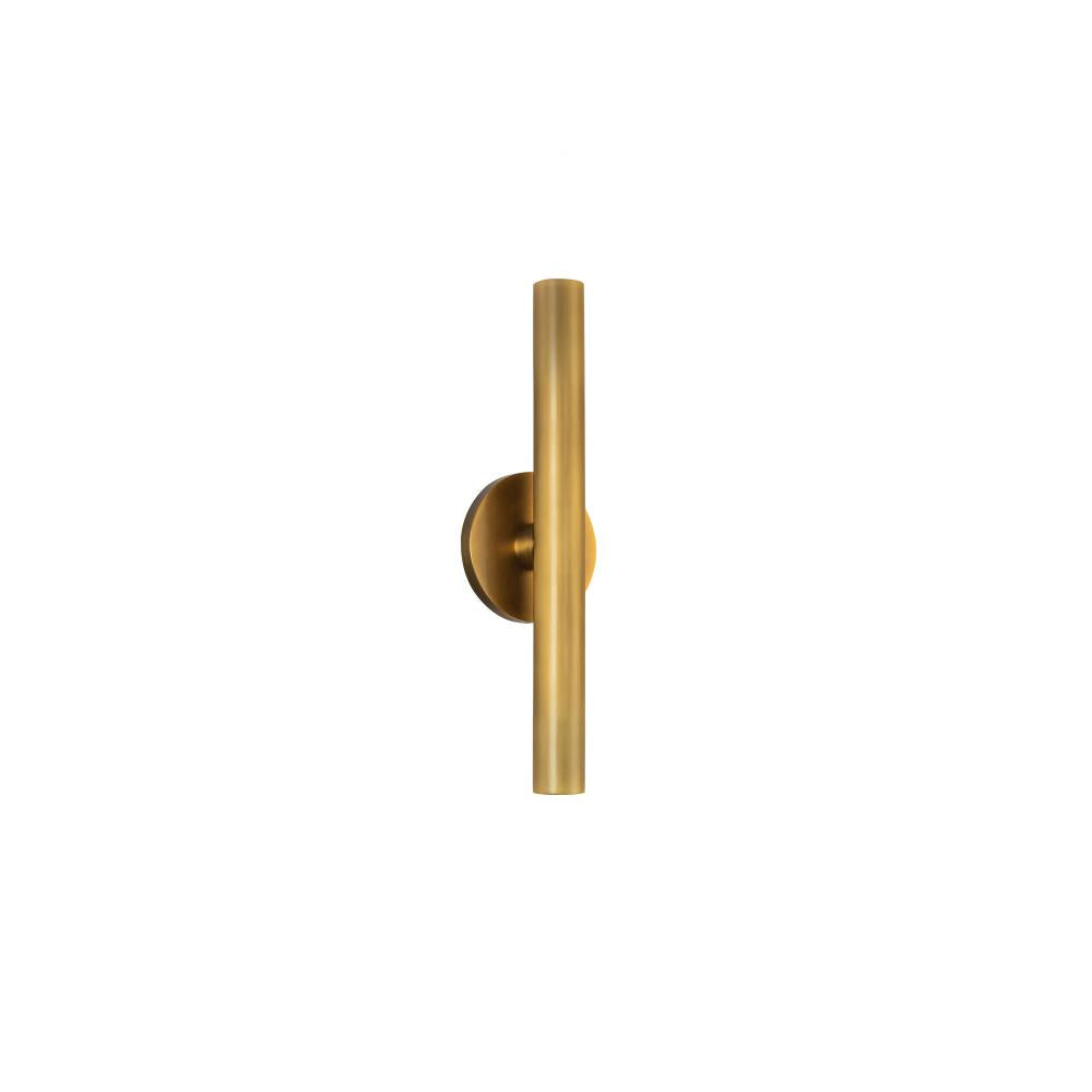 Kuzco Mason WS90416-VB Wall Sconce, LED, Vintage Brass