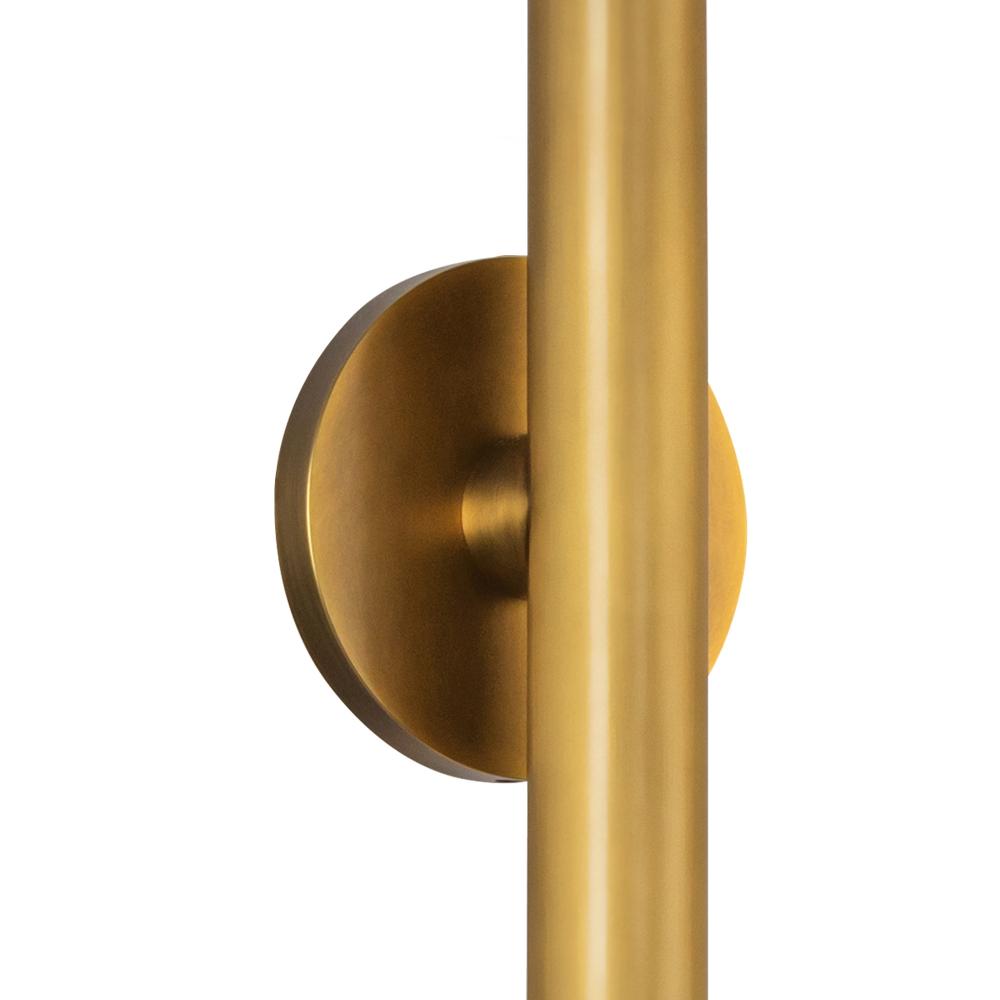 Kuzco Mason WS90416-VB Wall Sconce, LED, Vintage Brass