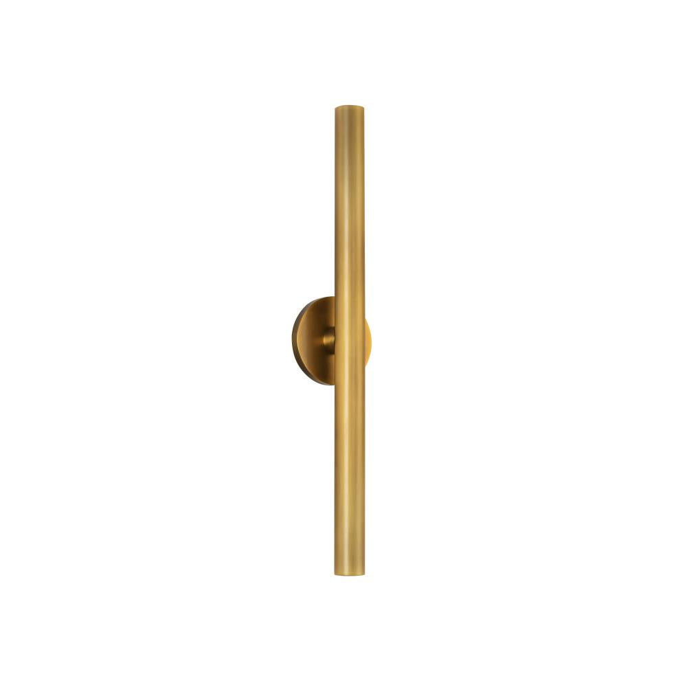 Kuzco Mason WS90424-VB Wall Sconce, Vintage Brass, LED 15W