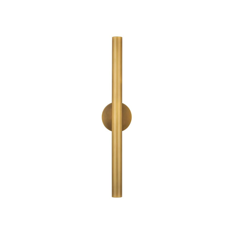 Kuzco Mason WS90424-VB Wall Sconce, Vintage Brass, LED 15W