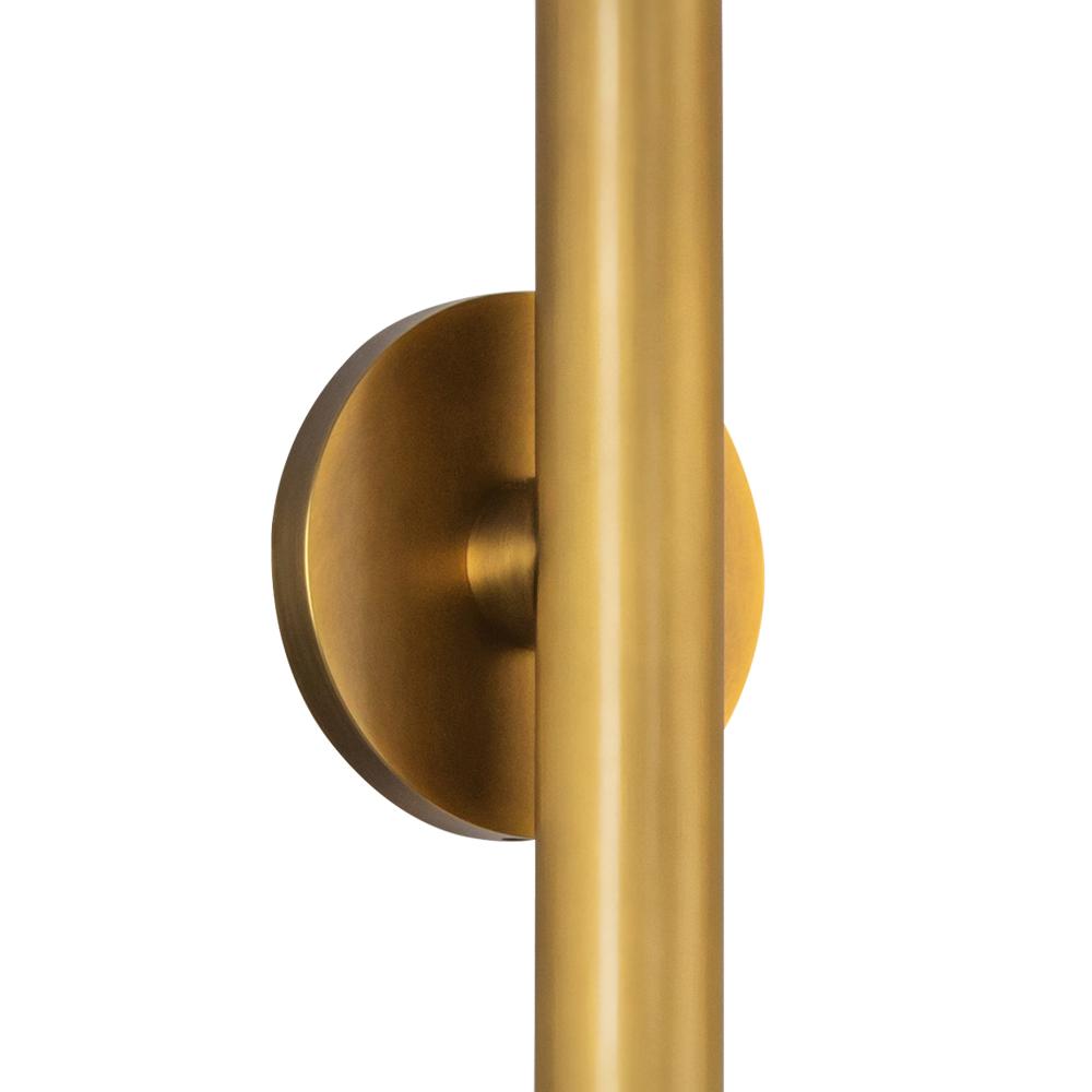Kuzco Mason WS90424-VB Wall Sconce, Vintage Brass, LED 15W
