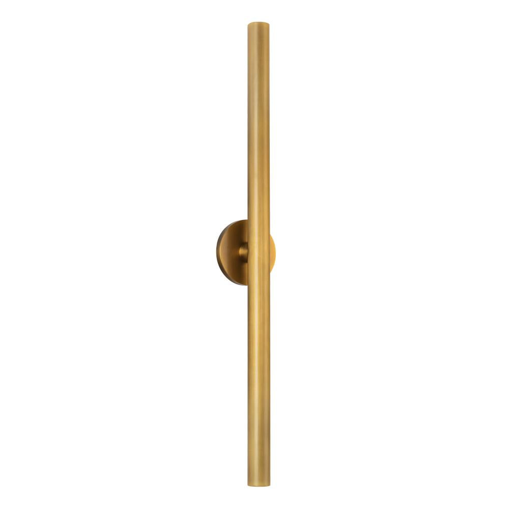 Kuzco Mason WS90432-VB Wall Sconce, UL Damp Rated, Vintage Brass