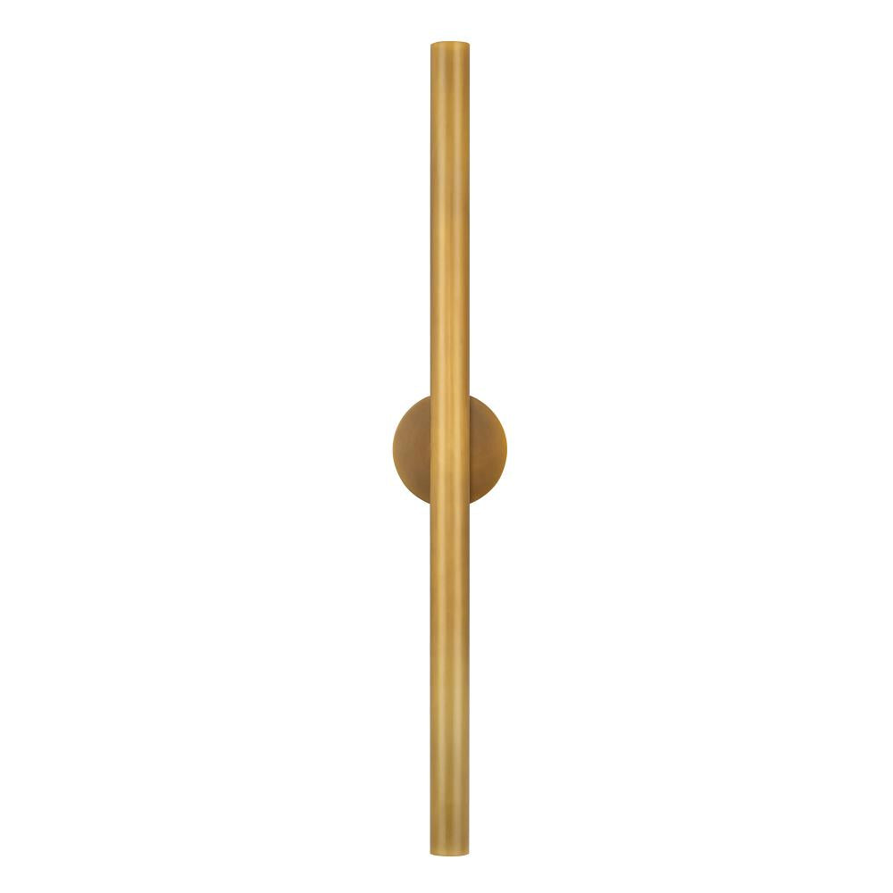 Kuzco Mason WS90432-VB Wall Sconce, UL Damp Rated, Vintage Brass