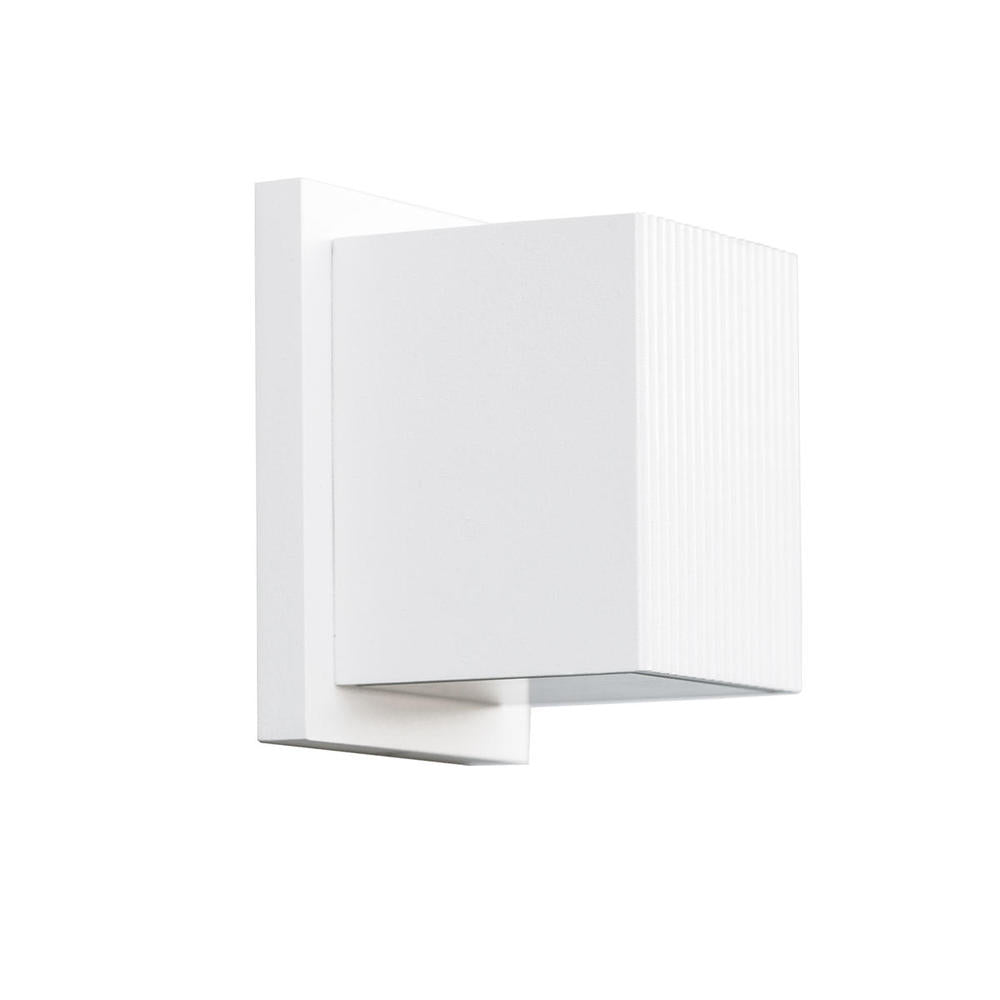 Kuzco EW4405-WH Mavis 5-in Exterior Wall Sconce, UL Rated, White