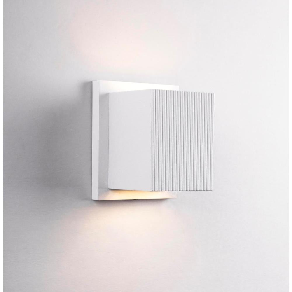 Kuzco EW4405-WH Mavis 5-in Exterior Wall Sconce, UL Rated, White