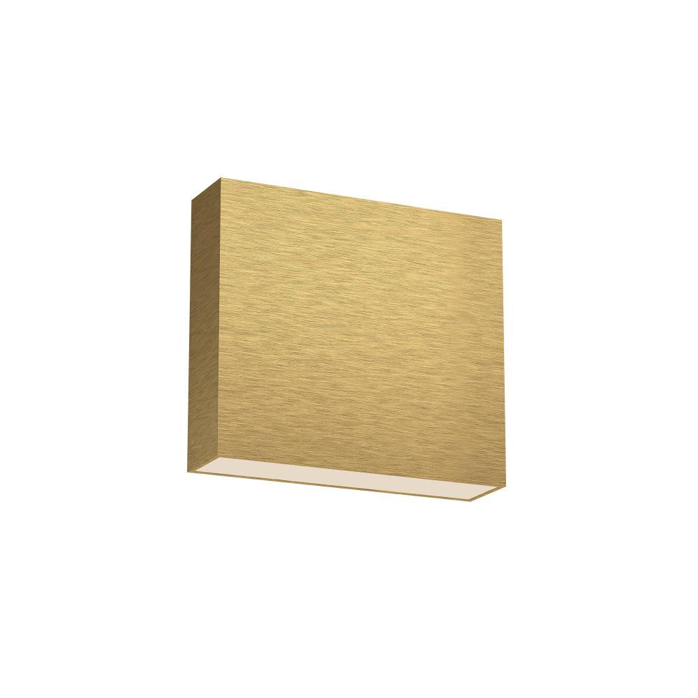 Kuzco Lighting AT6606-BG All-terior Wall Light Fixture, UL Damp Rated, Brushed Gold