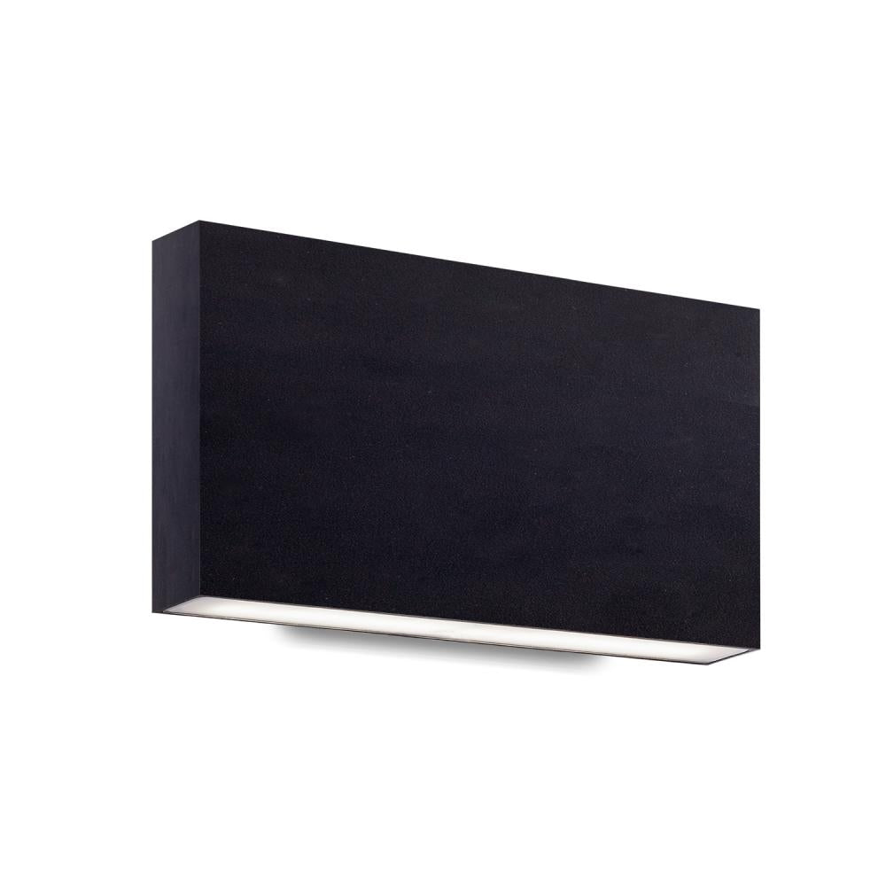 Kuzco Lighting AT67010-BK All-terior Wall Light Fixture, UL Damp Rated, Black