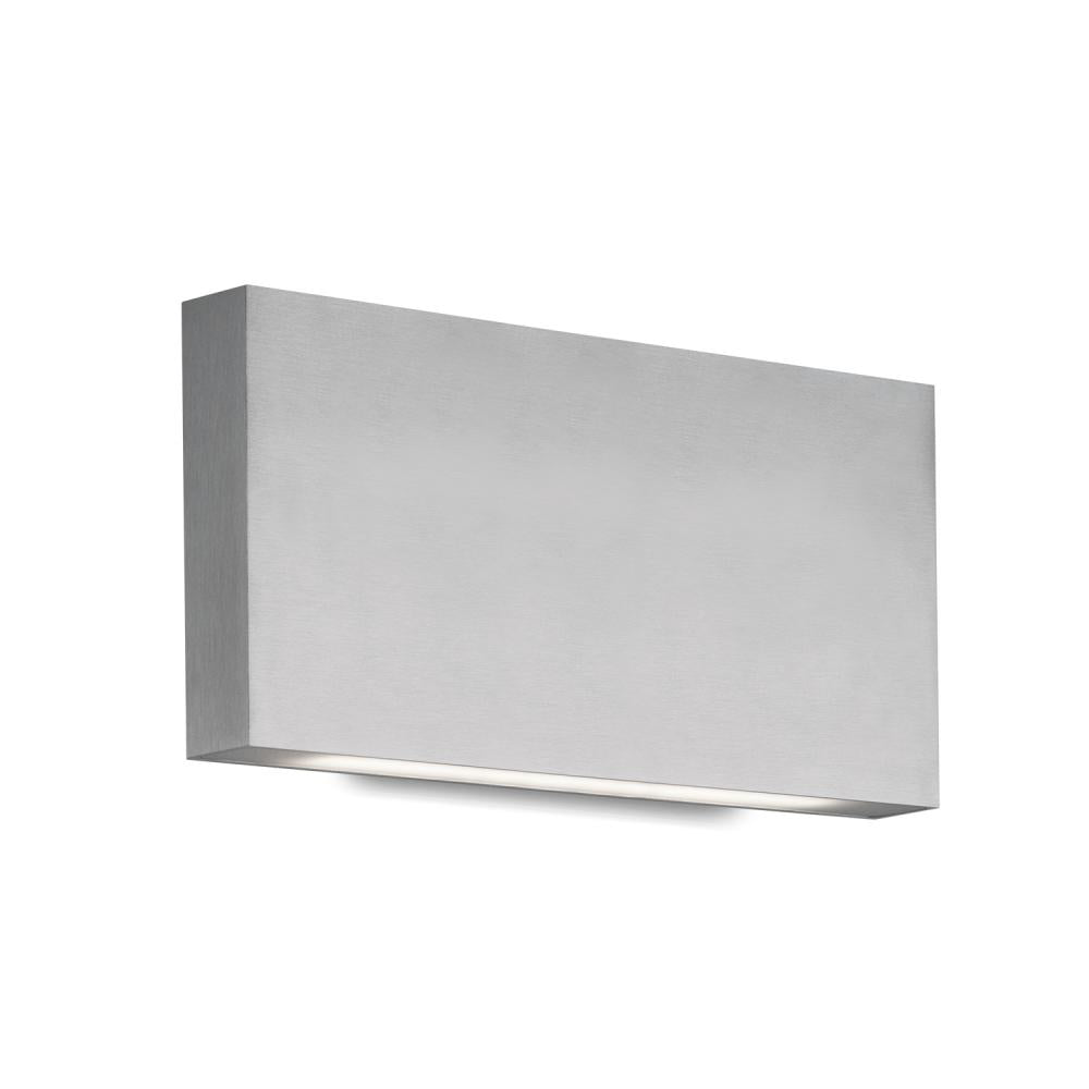 Kuzco Lighting AT67010-BN All-terior Wall Light Fixture, UL Damp Rated, Brushed Nickel