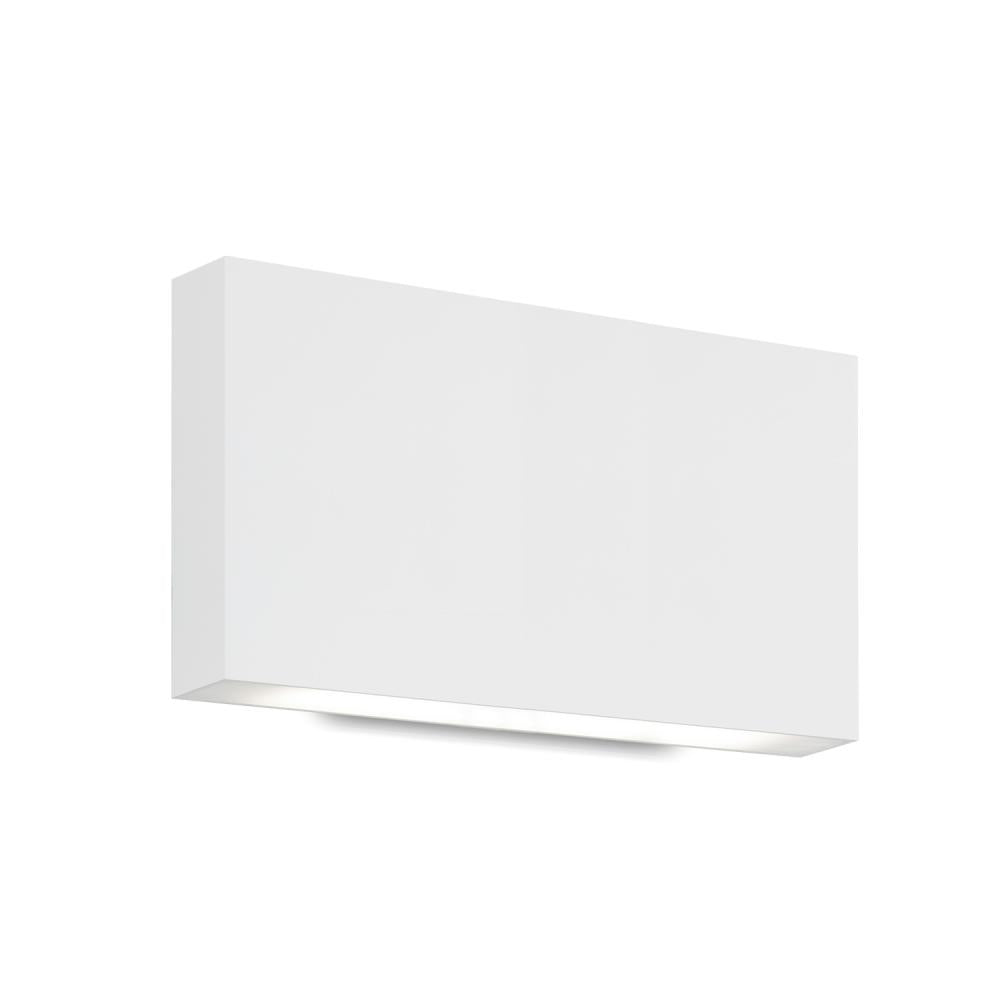 Kuzco Lighting AT67010-WH All-terior Wall Light, 10-in White LED, Brushed Nickel Finish