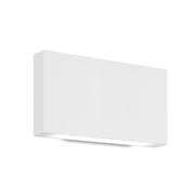Kuzco Lighting AT67010-WH All-terior Wall Light, 10-in White LED, Brushed Nickel Finish