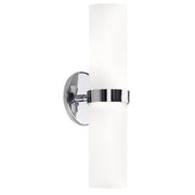 Kuzco Milano WS9815-CH Wall Sconce, LED, Chrome